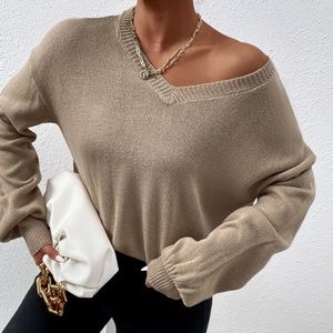 *bundle of two* Vintage Christian Dior Oversized Slouchy V-neck Grandpa Sweaters